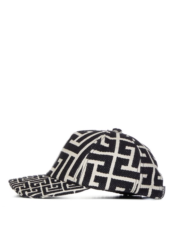 Balmain: cappelli online - Berretto in cotone