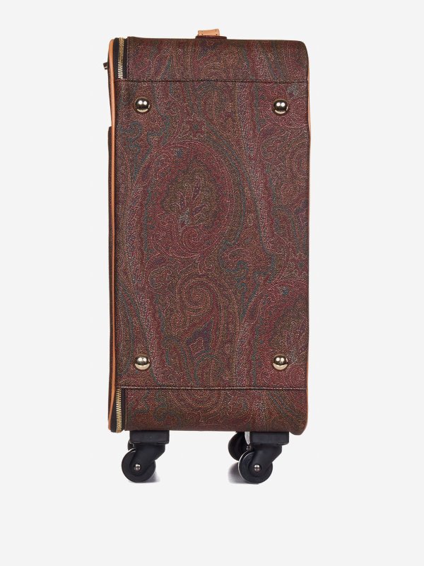 Leather suitcase shop online: ETRO