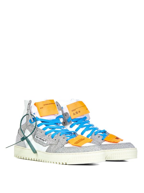 OFF-WHITE: trainers online - Leather sneakers