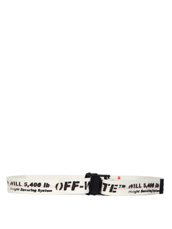 OFF-WHITE: Gürtel - Gürtel - Weiß
