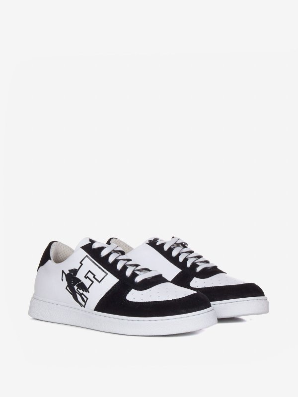 ETRO: trainers online - Leather sneakers