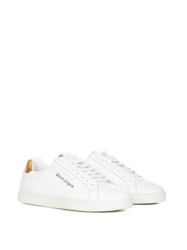 Palm Angels: trainers online - Leather and fabric sneakers