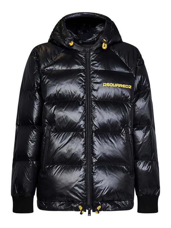 DSQUARED2: Kurze Daunenjacken - Daunenjacke - Schwarz
