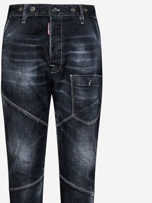 Dsquared2 Logo label jeans - Black - Men | S71LB1087S30357900