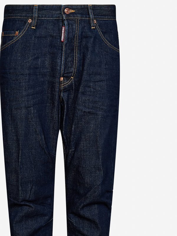 iKRIX DSQUARED2: straight leg jeans - Logo label jeans