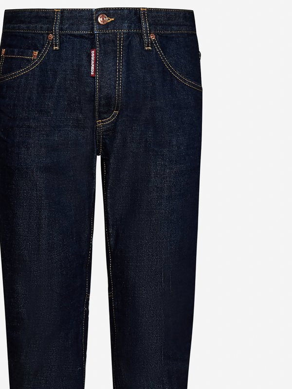 iKRIX DSQUARED2: straight leg jeans - Logo label jeans
