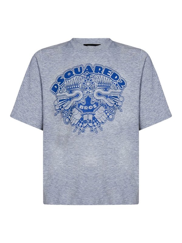 DSQUARED2: T-shirts - T-Shirt - Grau