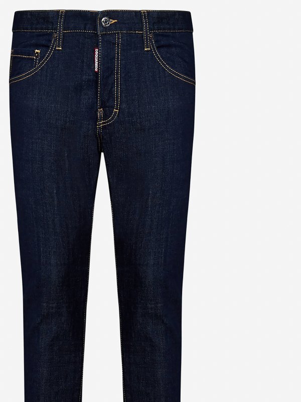 iKRIX DSQUARED2: Jeans à jambe droite - Jean Droit - Bleu