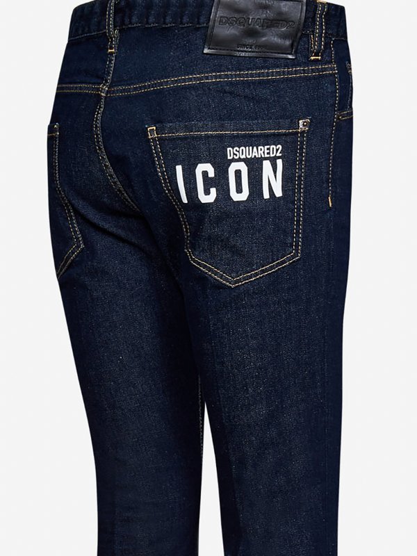 iKRIX DSQUARED2: straight leg jeans - Stretch cotton jeans