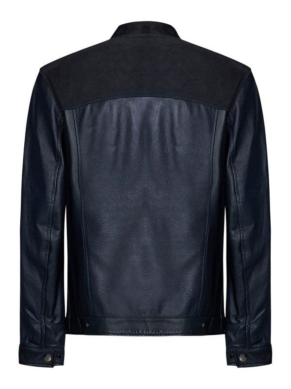 ETRO: Lederjacken online - Lederjacke - Blau