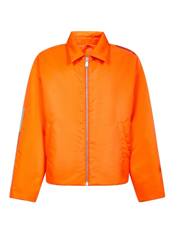 Heron Preston: padded jackets - Tech fabric puffer jacket