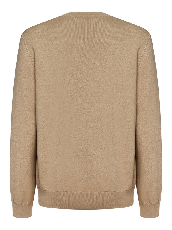 LACOSTE: Pull col rond online - Pull Col Rond - Beige