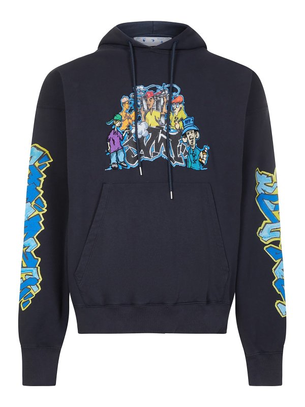 OFF-WHITE: スウェット＆セーター - スウェットシャツ/セーター - グレー