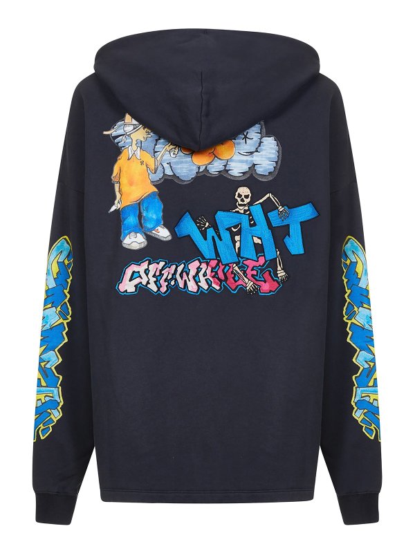 OFF-WHITE: スウェット＆セーター online - スウェットシャツ/セーター - ブルー