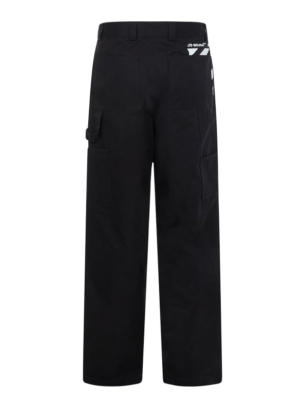 OFF-WHITE: Tailored & Formal trousers online - Cotton pants