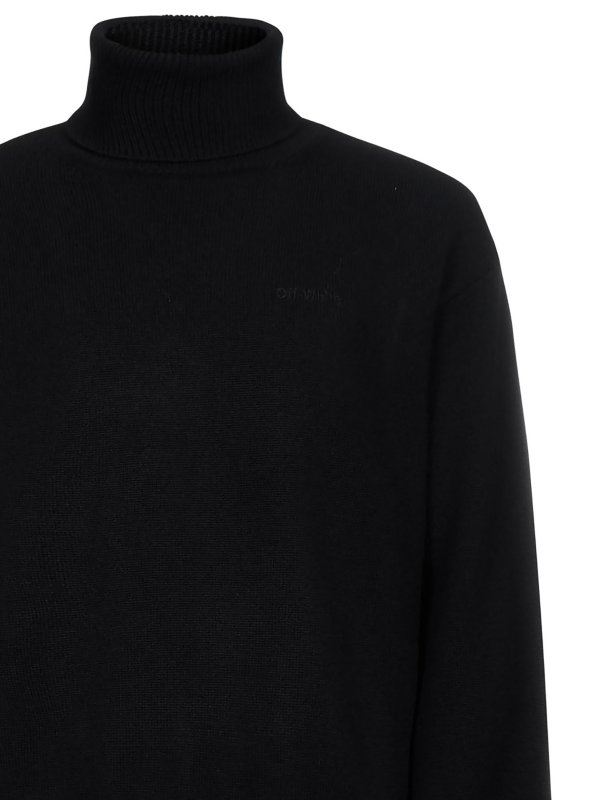 iKRIX OFF-WHITE: Rollkragenpullover  und Polo-Ausschnitt - Rollkragenpullover - Schwarz
