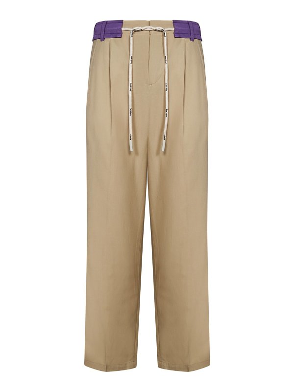 Palm Angels: tracksuit bottoms - Cotton sweatpants