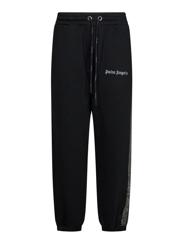 Palm Angels トラックスーツ ボトムス - 黒|PMCH011F22FLE0051072