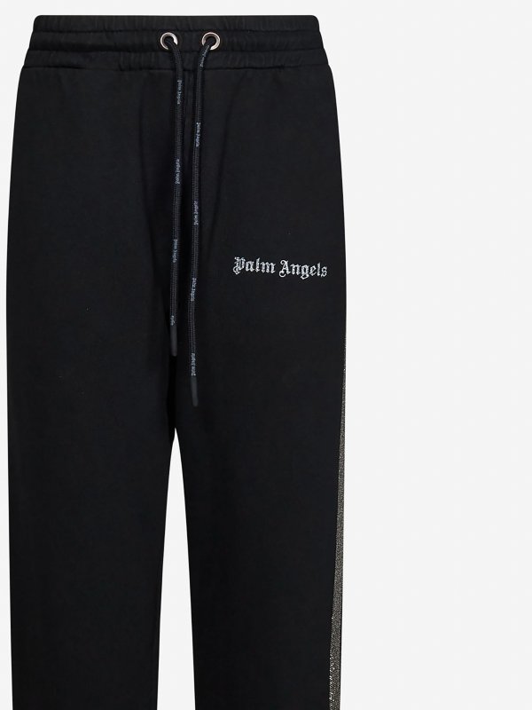 Palm Angels トラックスーツ ボトムス - 黒|PMCH011F22FLE0051072