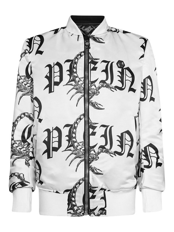PHILIPP PLEIN: bombers - Tech fabric bomber