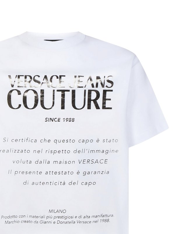 iKRIX VERSACE JEANS: t-shirt - T-shirt in cotone
