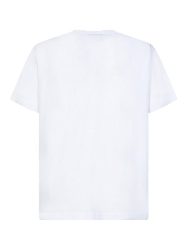 VERSACE JEANS: T-shirts online - T-Shirt - Weiß