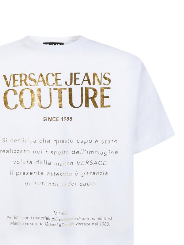 iKRIX VERSACE JEANS: T-shirts - T-Shirt - Weiß