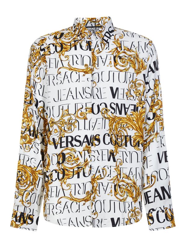 VERSACE JEANS: shirts - Viscose shirt