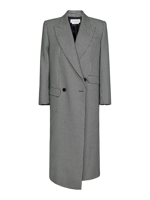 ALEXANDER MCQUEEN: Lange Mäntel - Langer Mantel - Schwarz