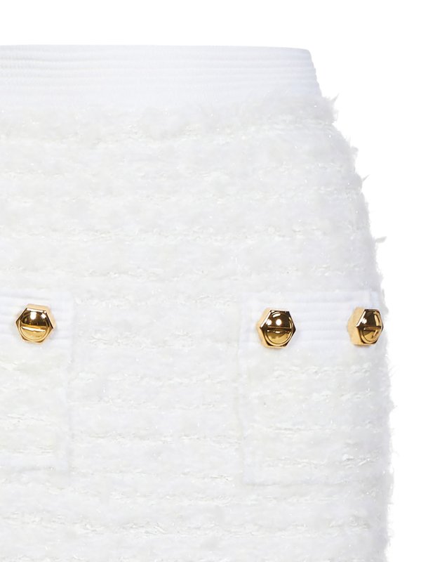 iKRIX Balmain: ミニスカート - ミニスカート - 白