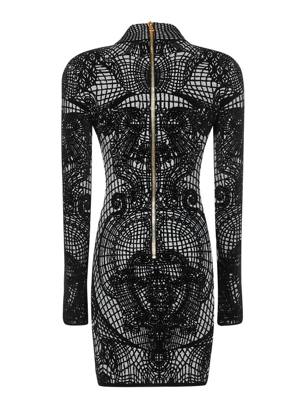Balmain: Robes courtes online - Robe Courte - Noir