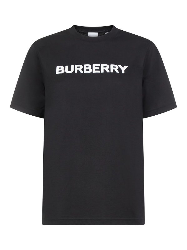 BURBERRY: Tシャツ - Tシャツ - 黒