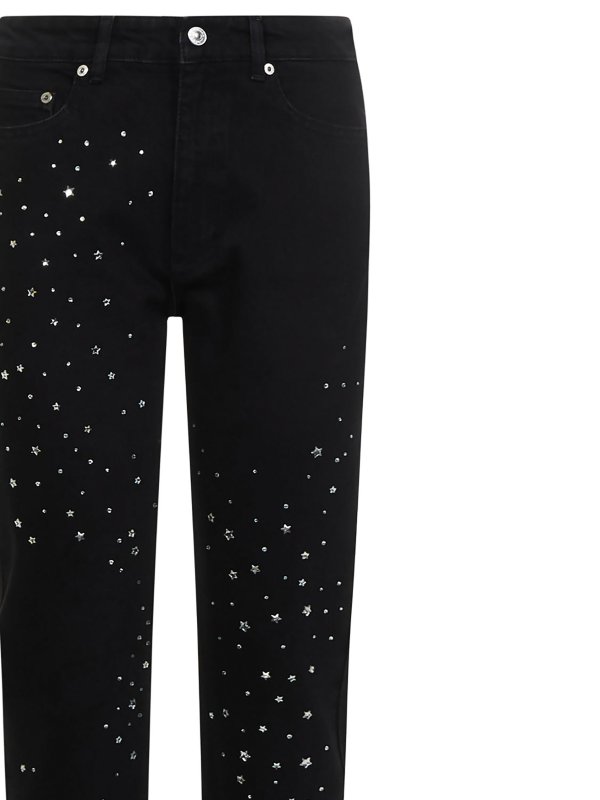 iKRIX CHIARA FERRAGNI: straight leg jeans - Jeans with crystals and stars