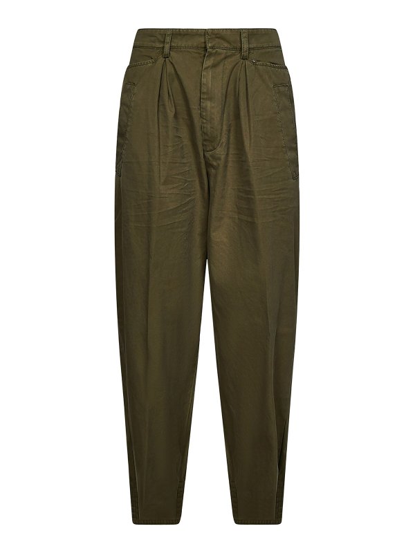 DSQUARED2: casual trousers - Trousers with darts