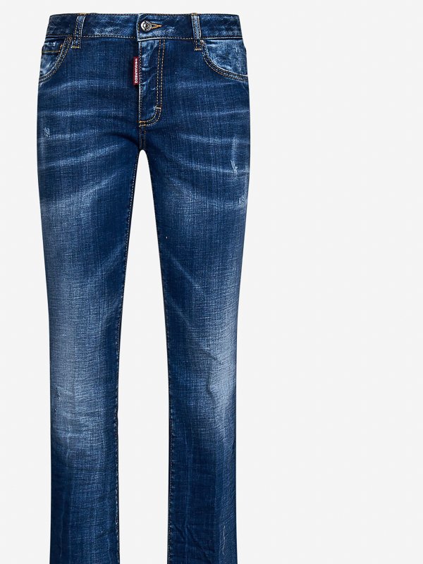 iKRIX DSQUARED2: straight leg jeans - Washed out jeans