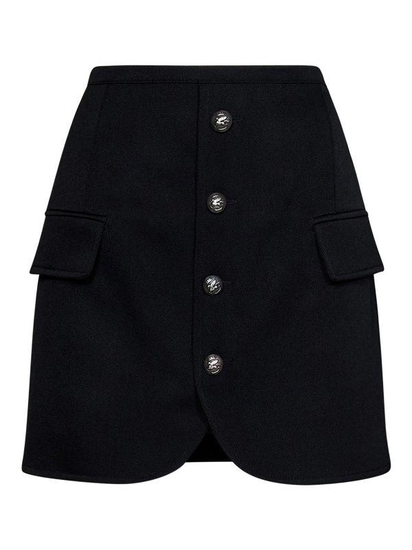 ETRO: Minifaldas - Minifalda - Negro