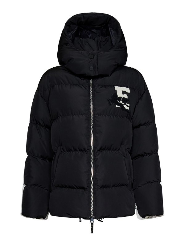 ETRO: ダウン・ハイテクジャケット - ダウンジャケット - 黒