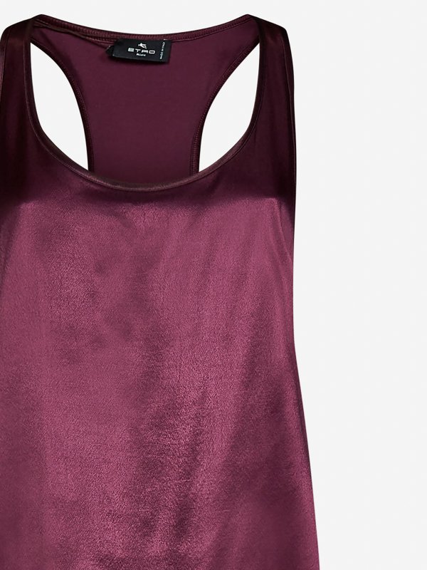 iKRIX ETRO: Tops y camisetas sin mangas - Top - Burdeos
