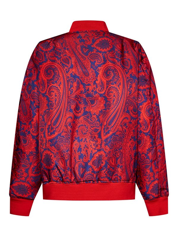 Reversible satin bomber jacket shop online: ETRO