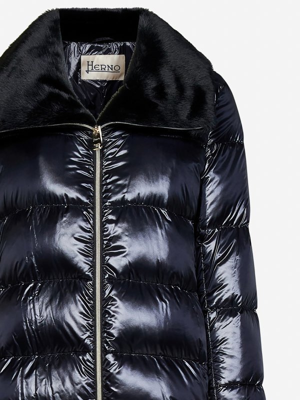 iKRIX HERNO: padded jackets - Puffer jacket with faux fur collar