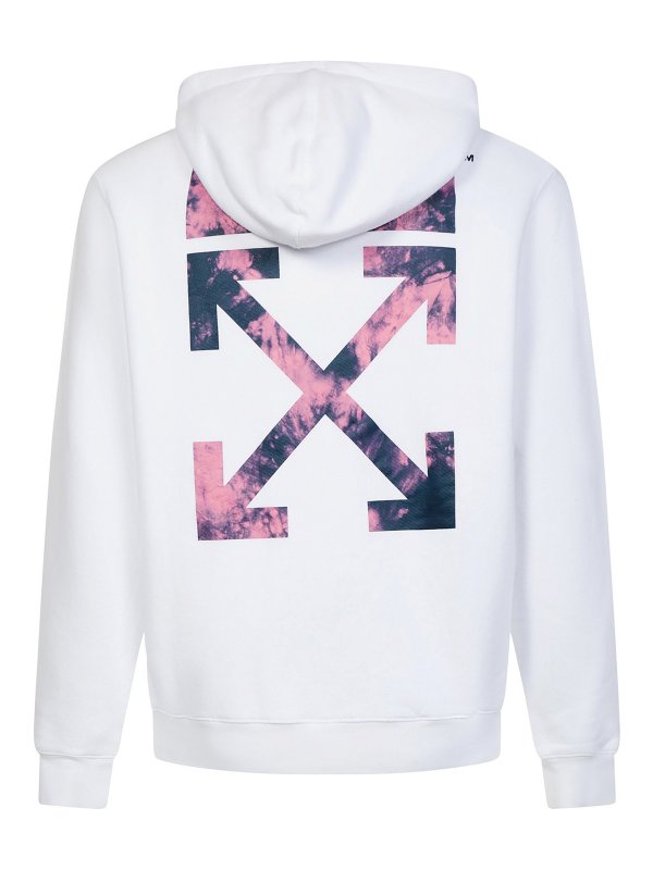 OFF-WHITE: Sweatshirts & Sweaters online - Sweatshirt with hood and print on the back