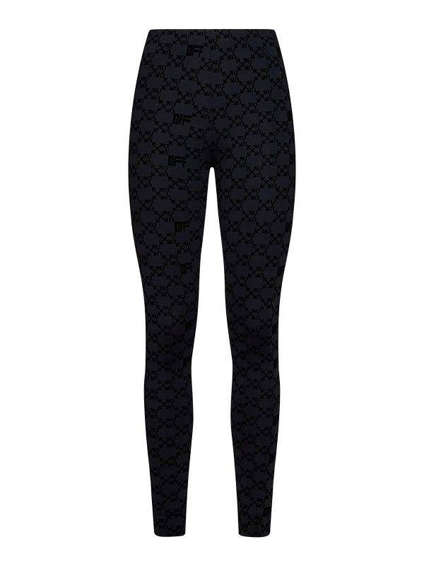 OFF-WHITE: レギンス - レギンス - 黒