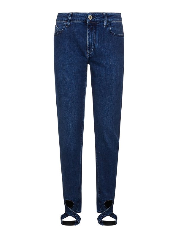 The Attico: ストレートジーンズ - ストレートジーンズ - ブルー