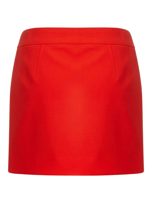 The Attico: mini skirts online - Asymmetrical wrap mini skirt