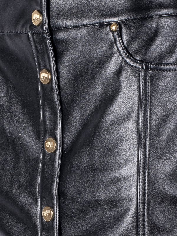 Lederrock - Schwarz shop online: CHIARA FERRAGNI