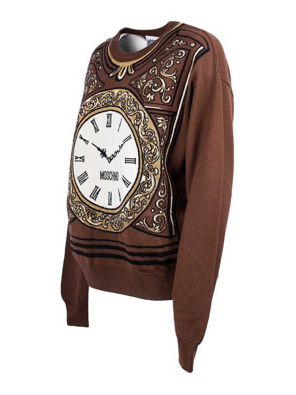 iKRIX MOSCHINO: crew necks - Clock jumper