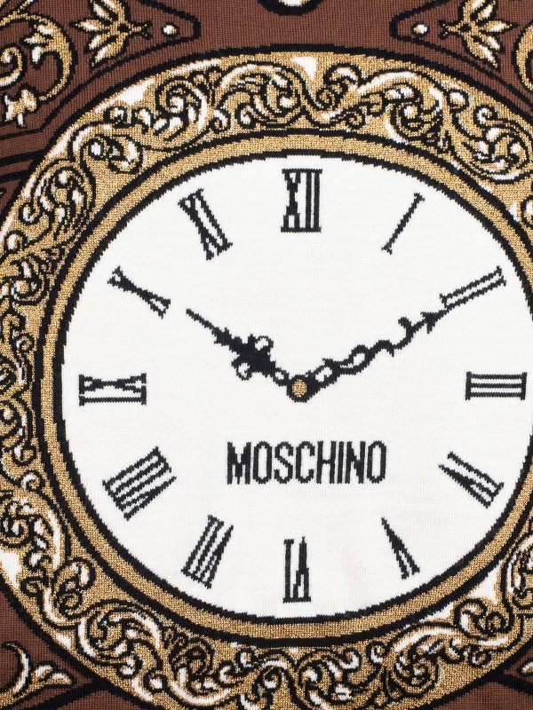 Clock jumper shop online: MOSCHINO