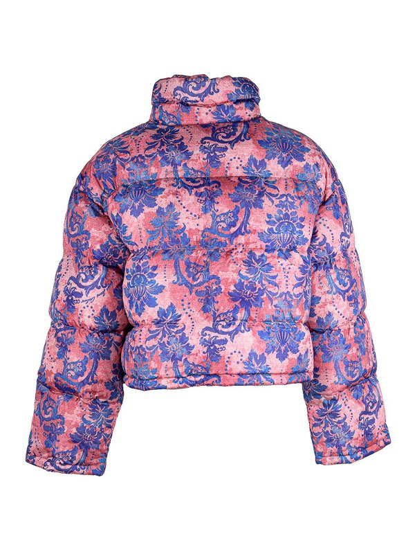 Versace Jeans Couture: padded jackets online - Tapestry puffer jacket