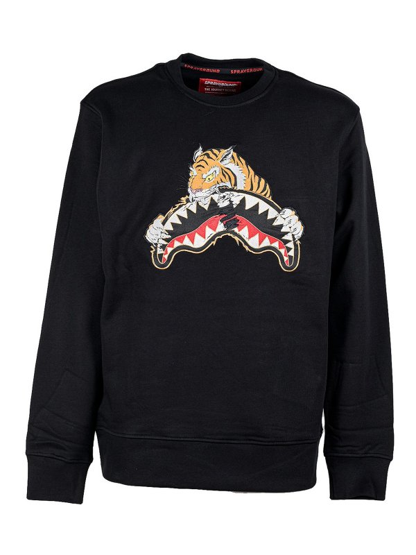 SPRAYGROUND: Sweatshirts & Pulls - Sweat-Shirts - Noir