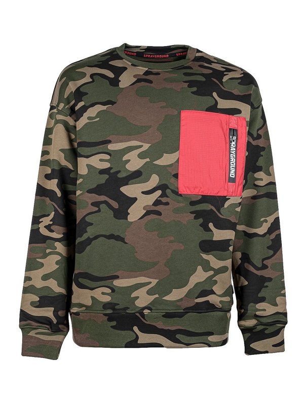 SPRAYGROUND: スウェット＆セーター - スウェットシャツ/セーター - ダークグリーン